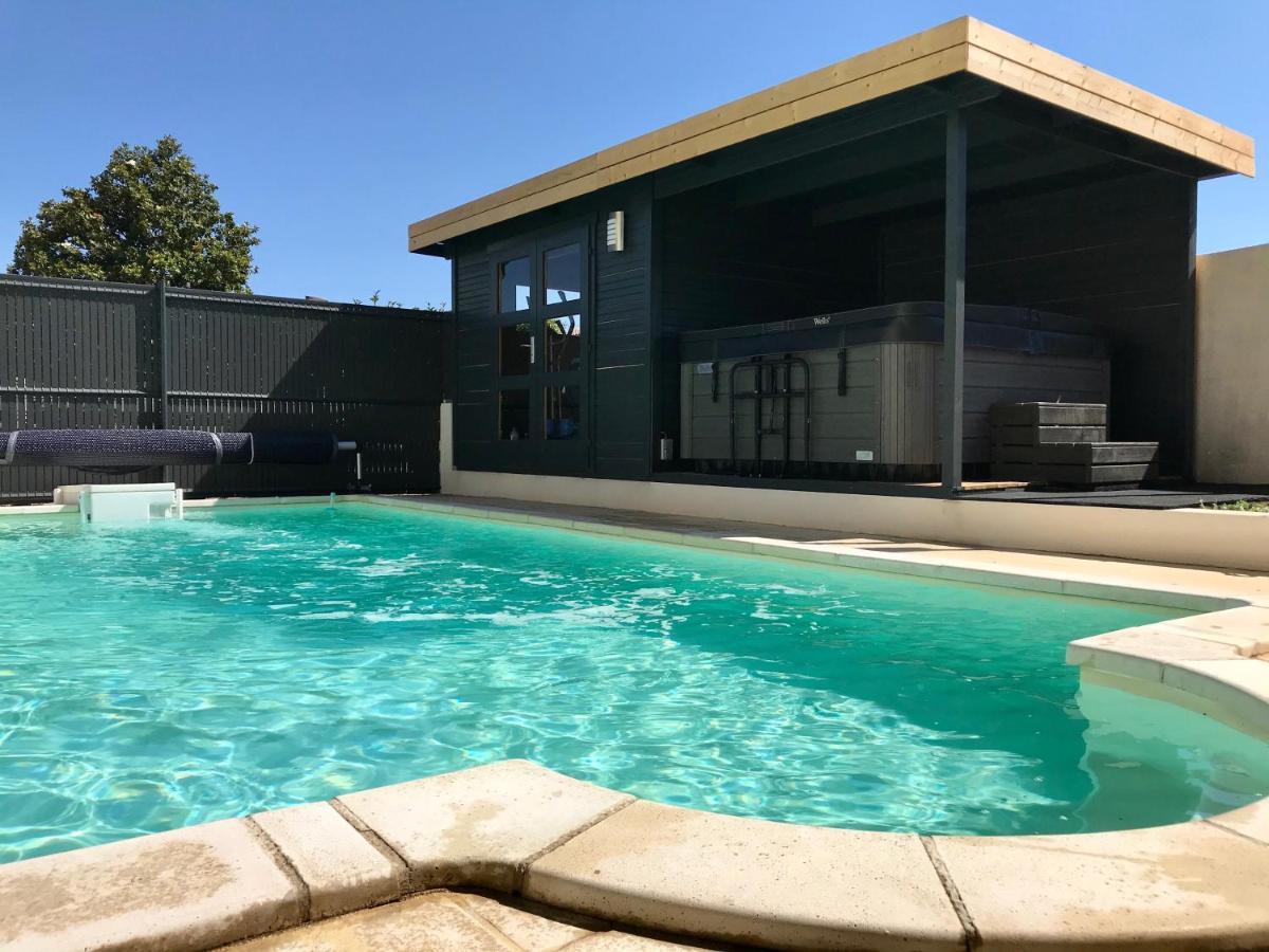 Guesthouse La Costiere - Logements Independants - Espace Piscine Jacuzzi 吕内尔 外观 照片