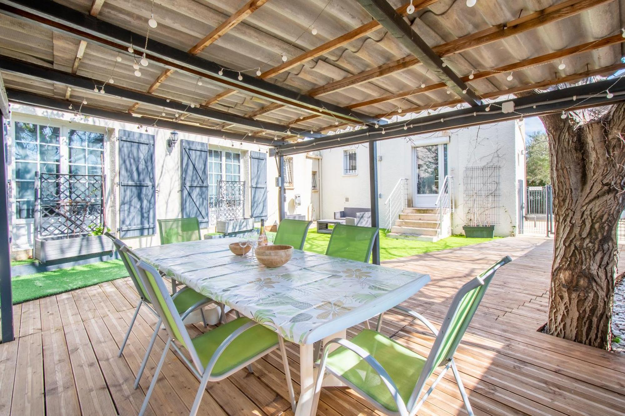 Guesthouse La Costiere - Logements Independants - Espace Piscine Jacuzzi 吕内尔 外观 照片